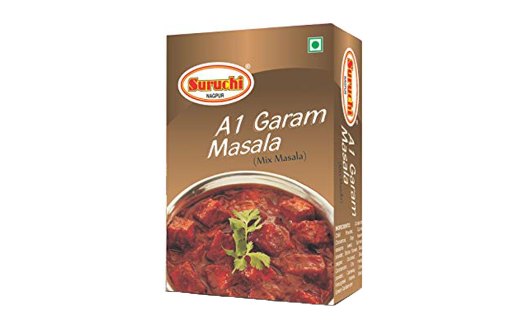 Suruchi A1 Garam Masala (Mix Masala)  Box  100 grams